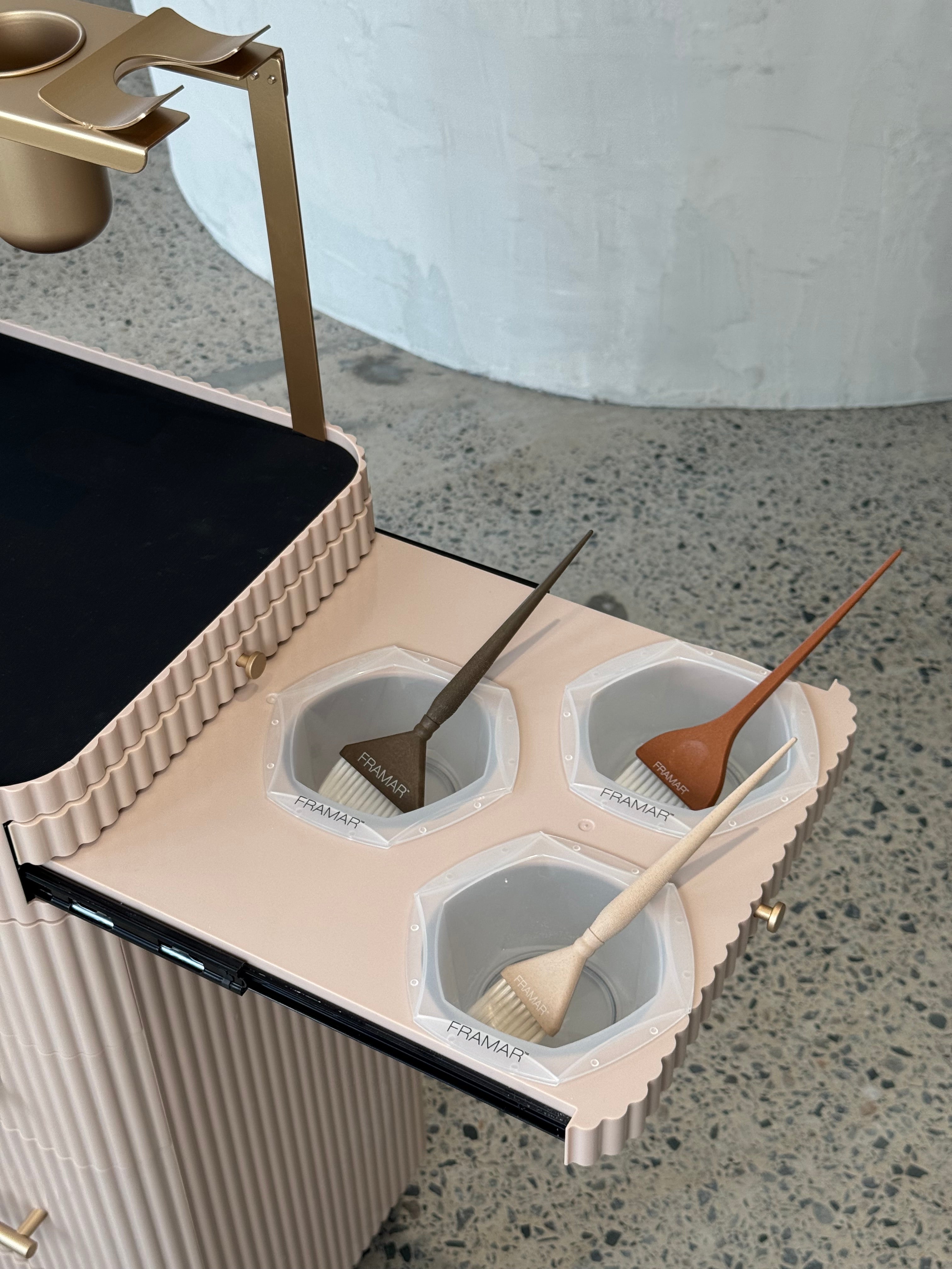 Dune - Pro Stylist Trolley Colour Bowls Framar
